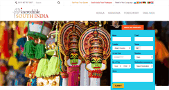 Desktop Screenshot of incredible-southindia.com
