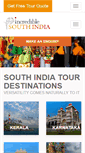 Mobile Screenshot of incredible-southindia.com